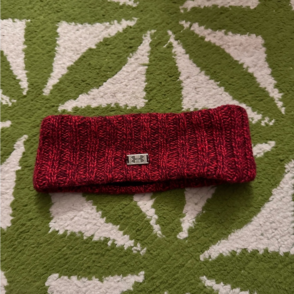 Under Armour Red Knit Headband